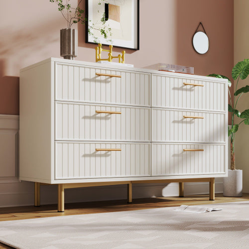 Modedeviceco Stylish White Sideboard Cabinet