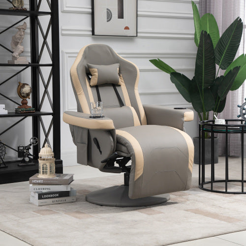 Executive Grey Recliner Armchair