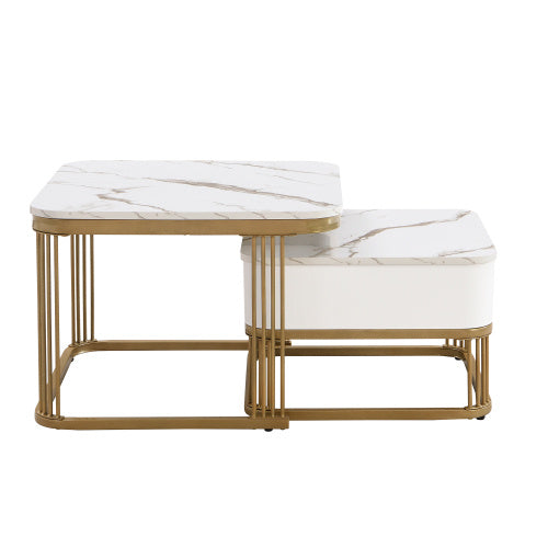 Modedevieco Elegant Coffee Table Pair