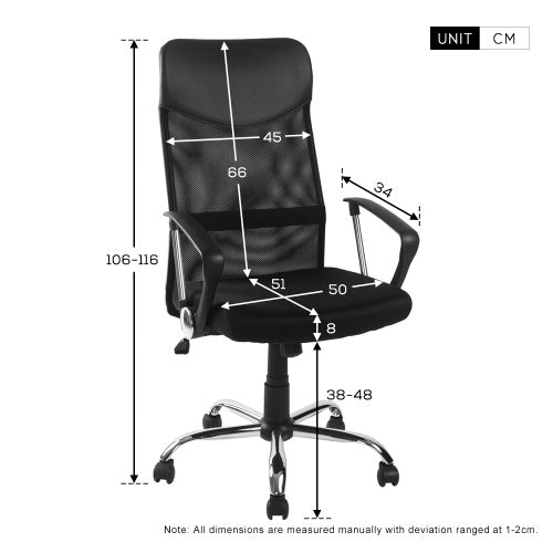 Mesh High-Back Executive Office Chair