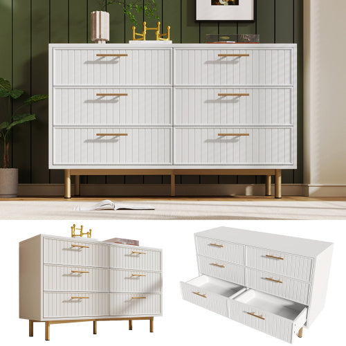 Modedeviceco Stylish White Sideboard Cabinet