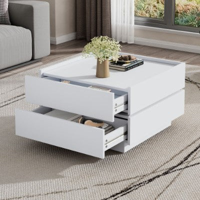 Square 360° Rotating Coffee Table