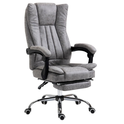 Grey Microfibre Home Office Chair