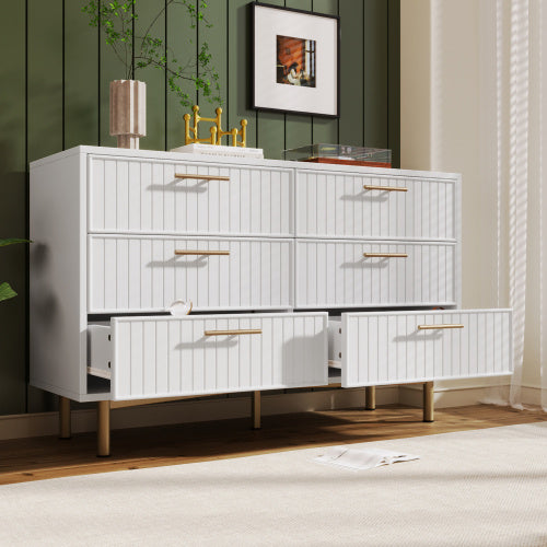 Modedeviceco Stylish White Sideboard Cabinet