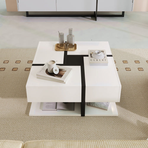 Stylish Square Coffee Table – Contemporary Design
