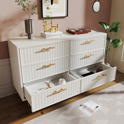 Modedeviceco Stylish White Sideboard Cabinet