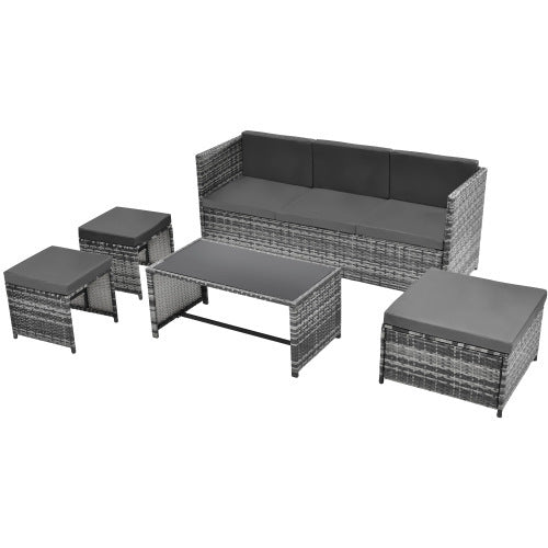 Lounge Set Rattan Garden Furniture Sofa