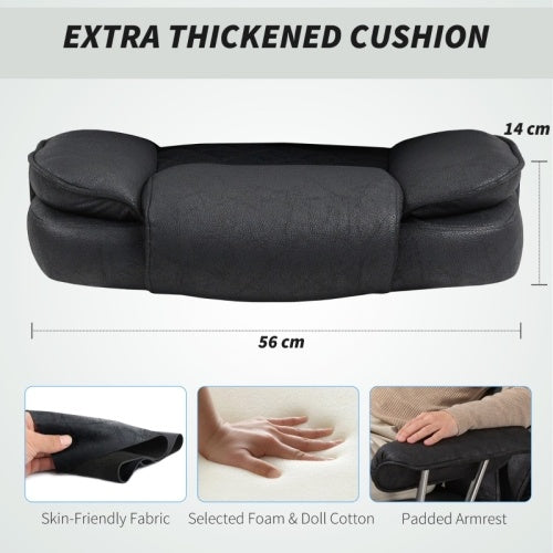 Premium Leather Reclining Desk Chair