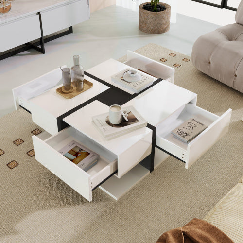 Stylish Square Coffee Table – Contemporary Design
