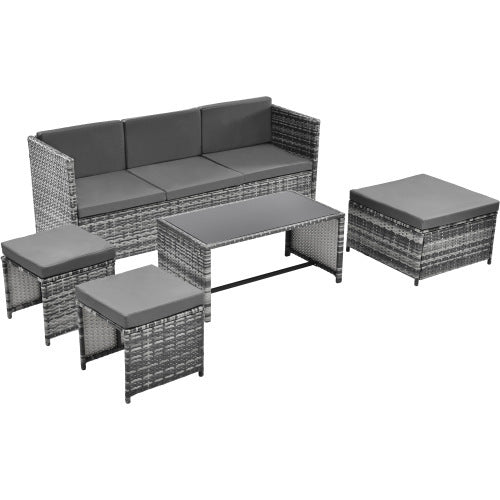Lounge Set Rattan Garden Furniture Sofa