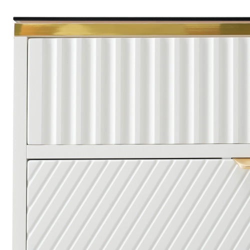 Luxury White Sideboard – 120 cm Wide Cabinet